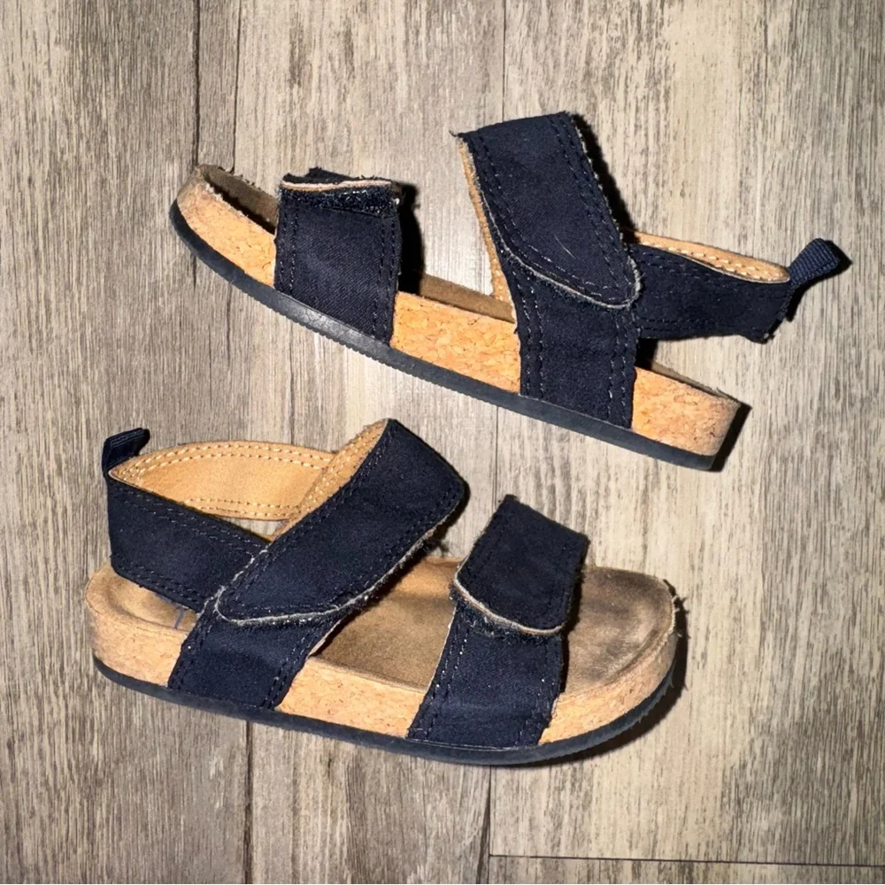 ☀️6/$20☀️ H&M Kids Navy Blue Strap Sandals